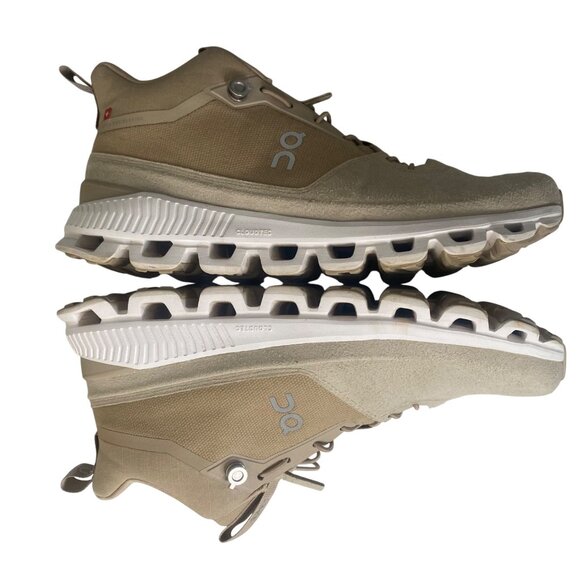 On Cloud Hi Speedboard Sneaker Shoes Mens Size 8.5 Sand Swiss Enginering - Picture 9 of 15